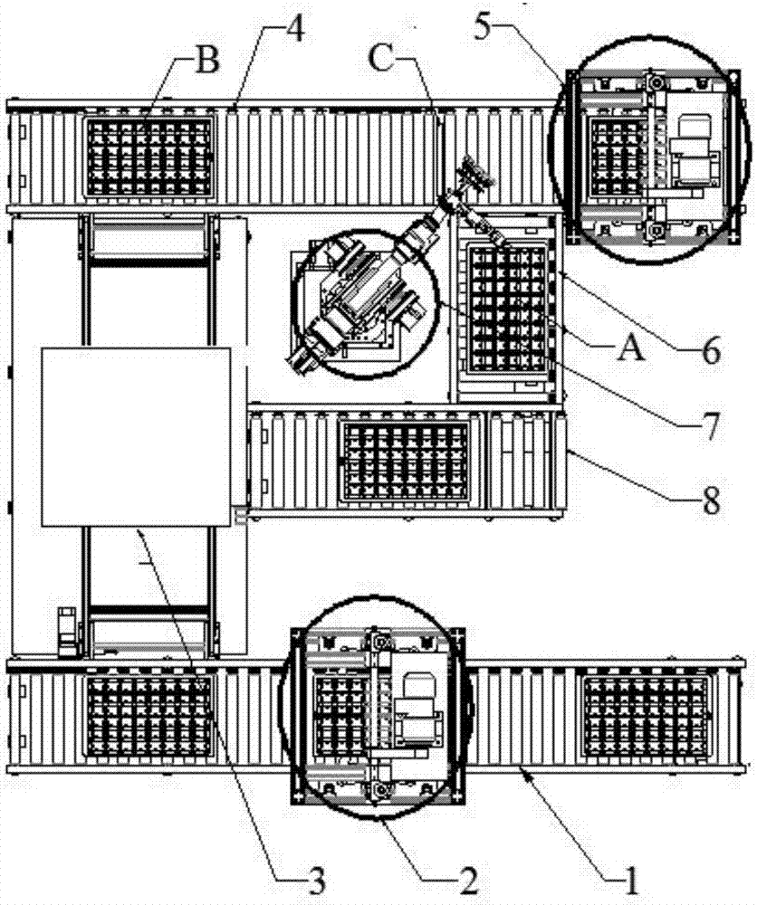 Automatic connection system used for detection of single-phase electric energy meter broadband power carrier module