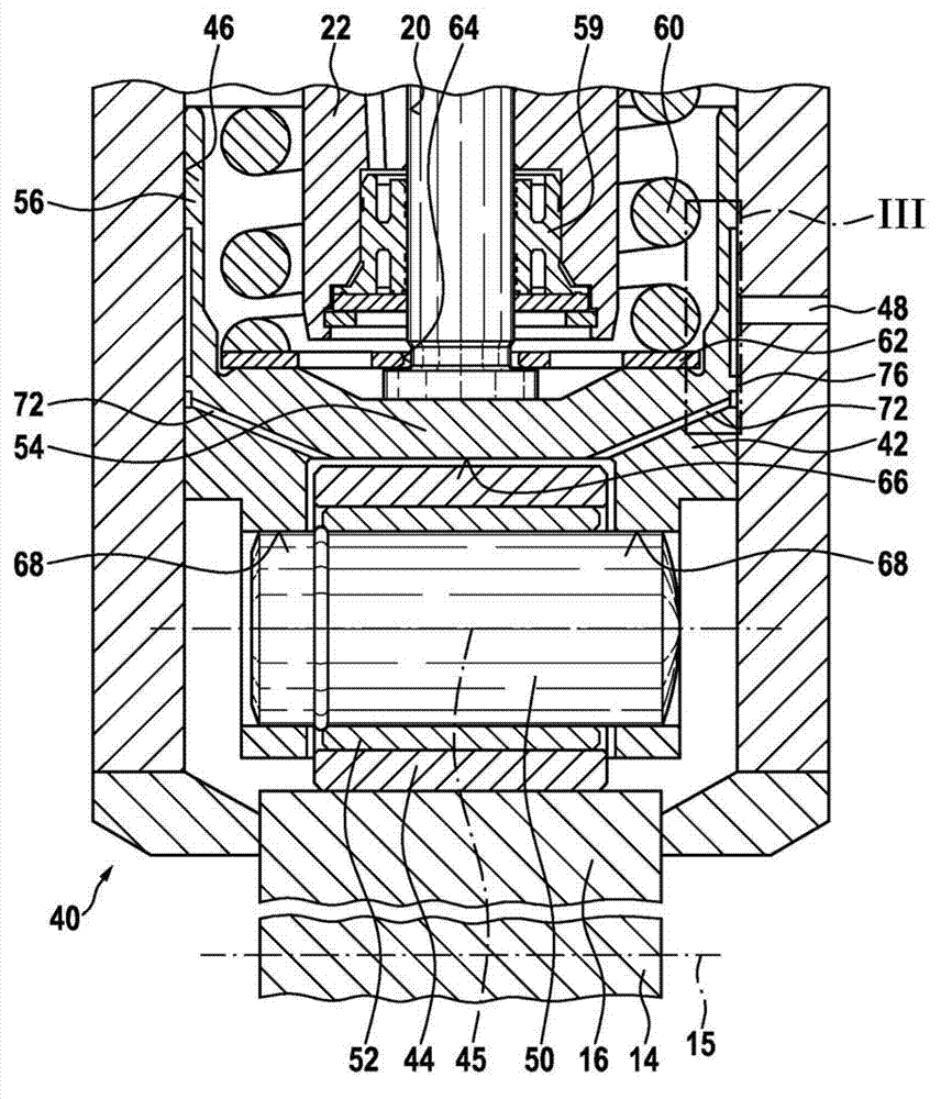 Pump, in particular a high-pressure fuel pump