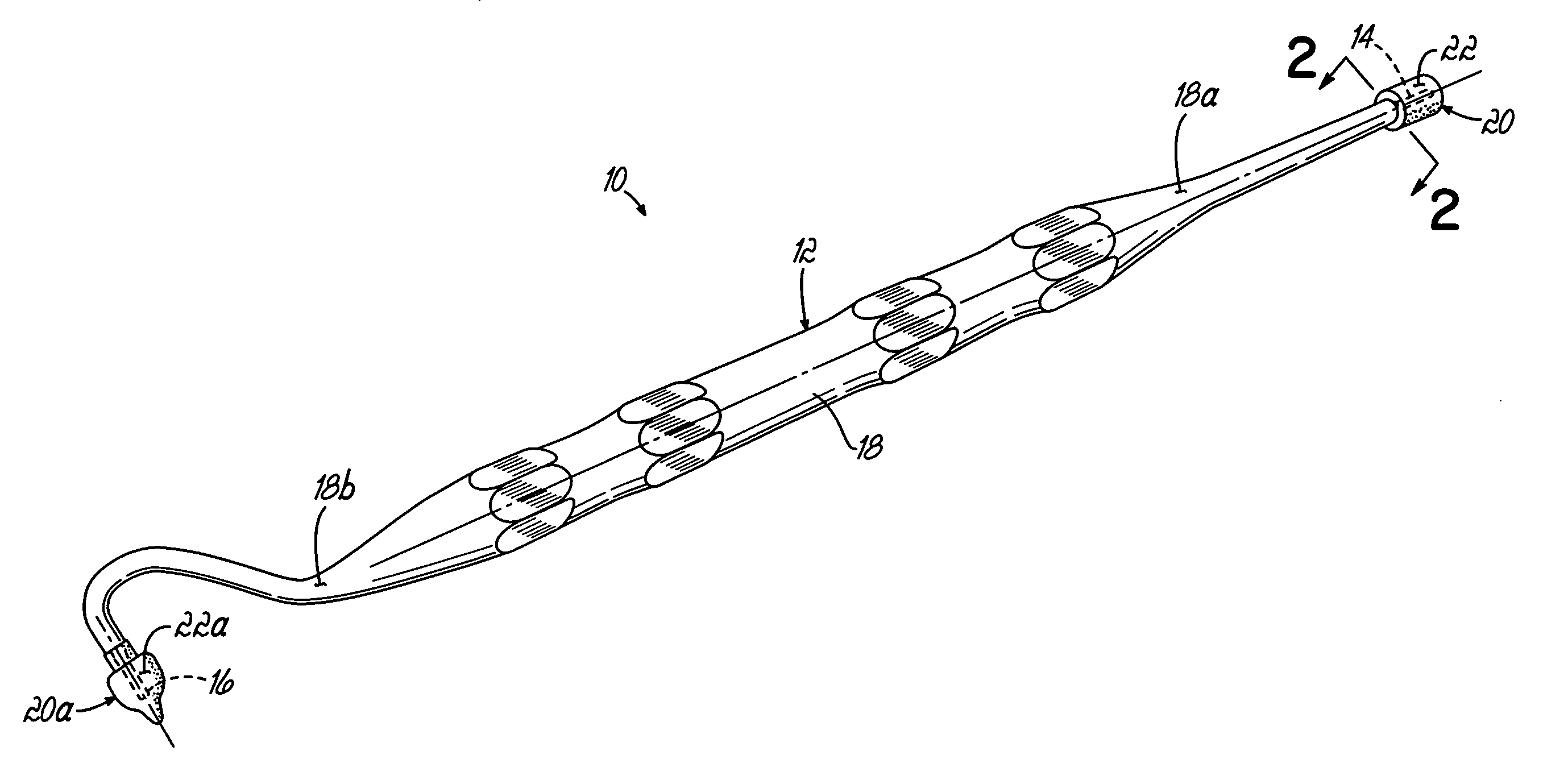 Instrument for distributing restorative material on a tooth surface