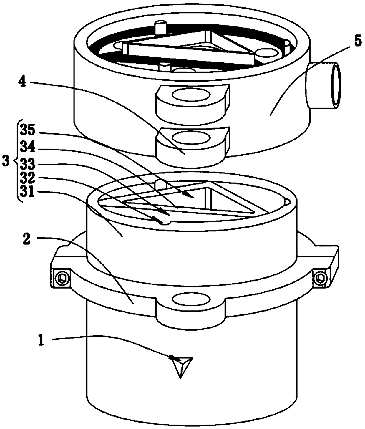 Combustible ice extraction pipe column