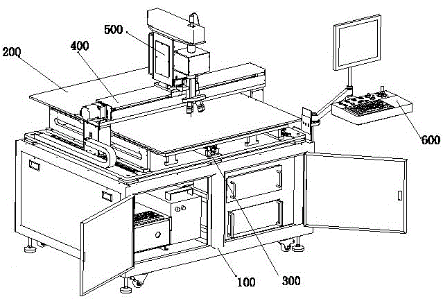 Semi-automatic liquid crystal screen repairing machine