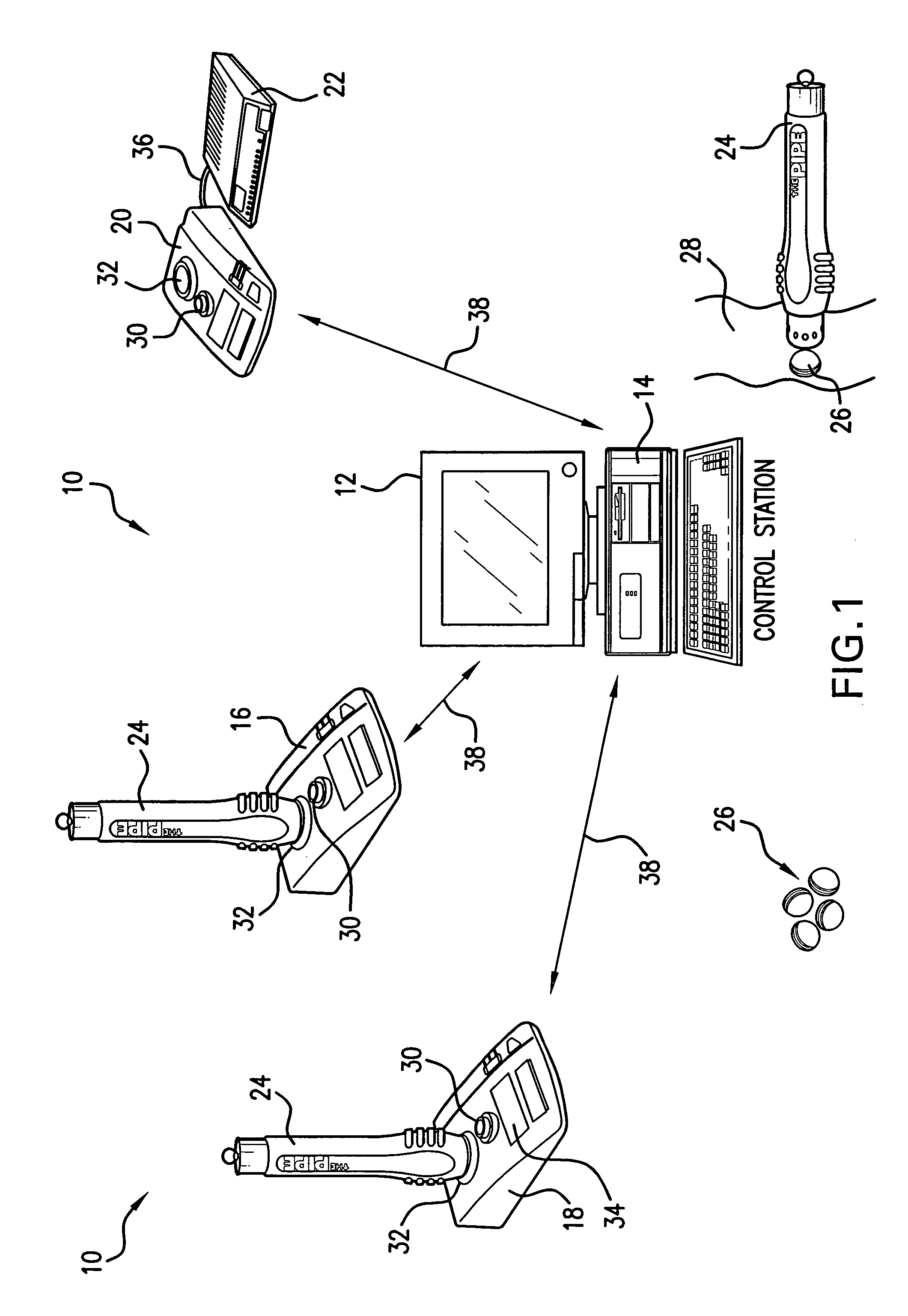 Guard tour system incorporating a positioning system