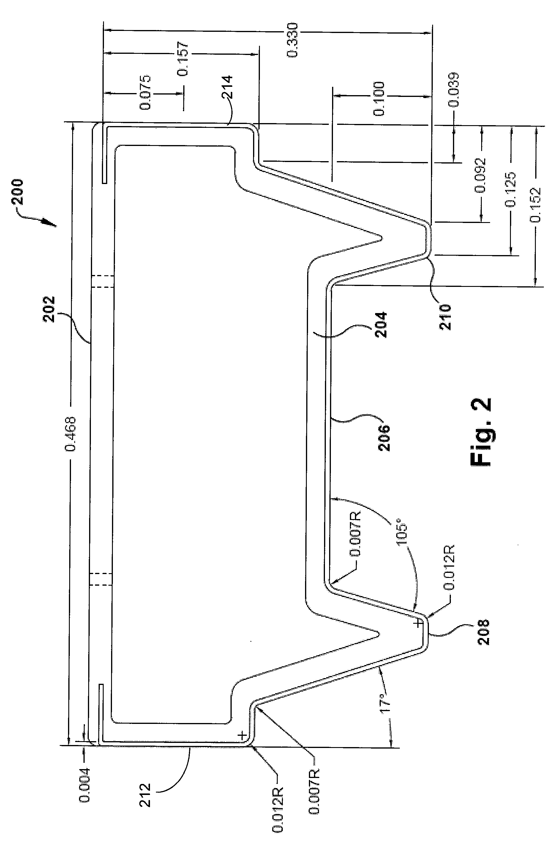 Composite spacer bar for reducing heat transfer from a warm side to a cold side along an edge of an insulated glazing unit