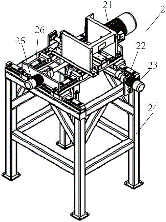 A maintenance device for a moderator reflector insert installed in an underground helium vessel