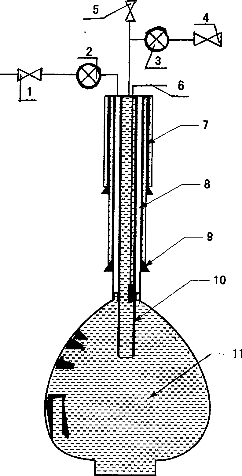 Pressure test method for detecting seal performance of gas storage cavity of salt cavern