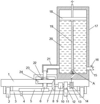 A small road dust collector for parks