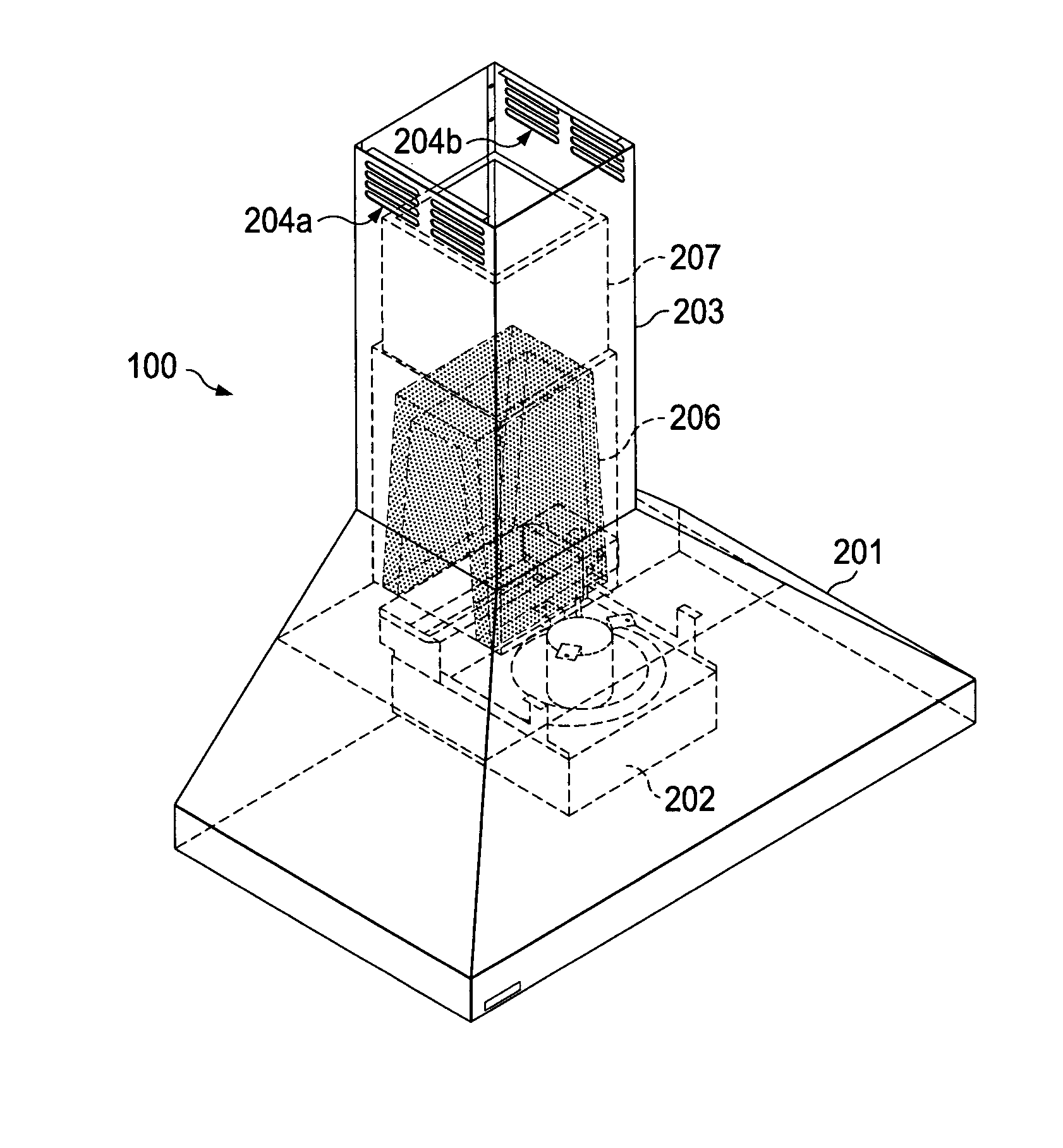 Duct-free cooking air filtration systems and methods