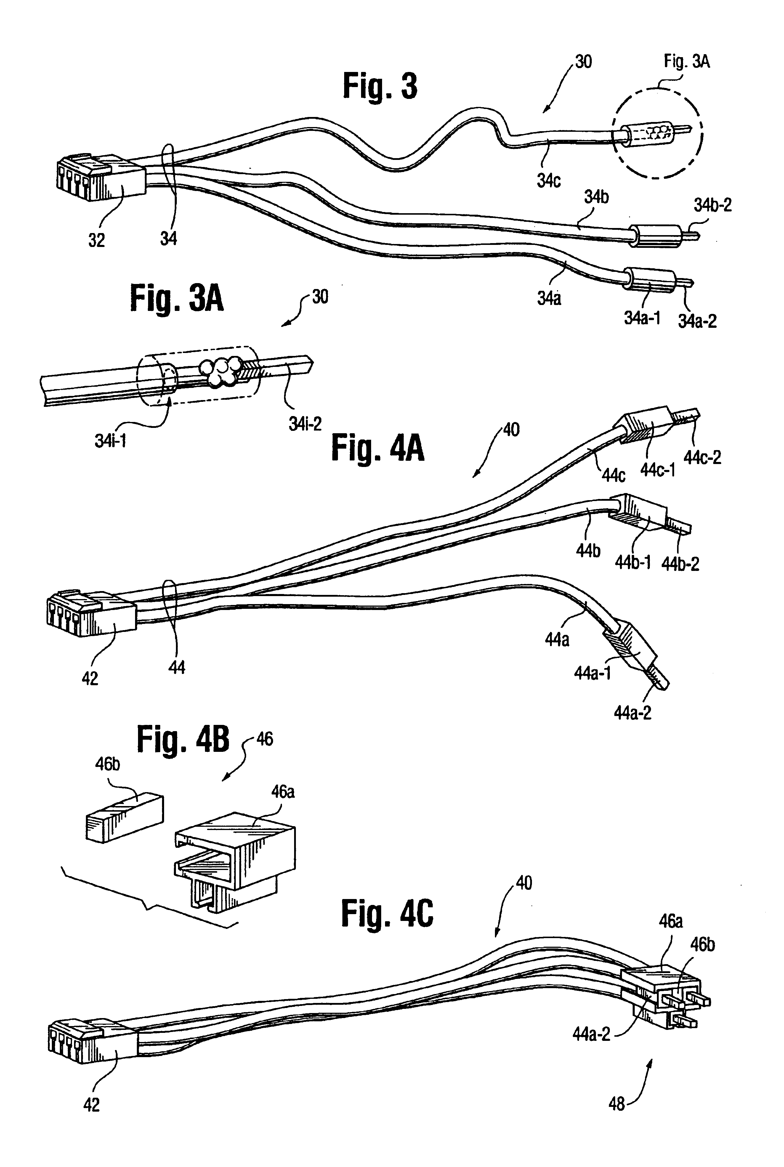 Universal wire harness for detectors