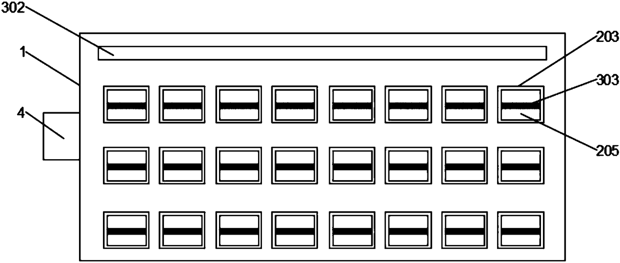 Data comprehensive display device used by financial institution