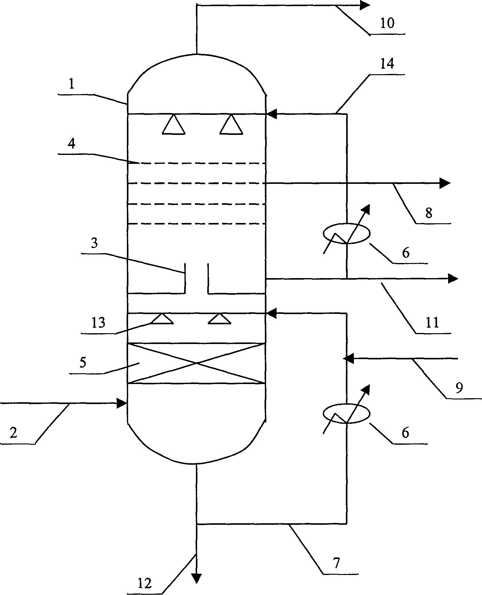 Acrylonitrile quench method