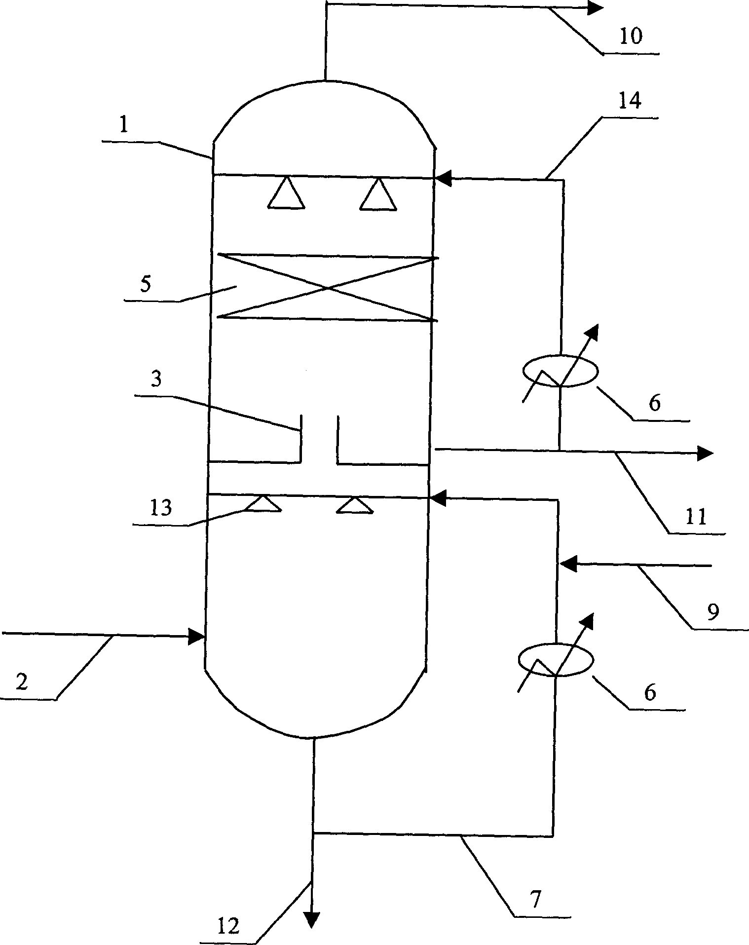 Acrylonitrile quench method