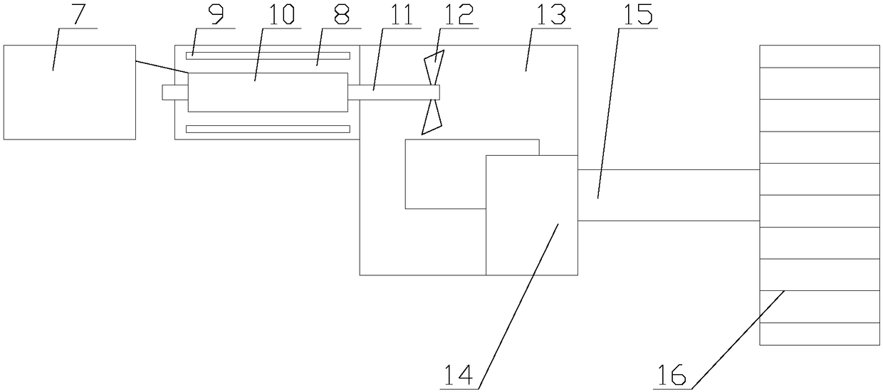 Motor with braking energy recovery function for new energy vehicle