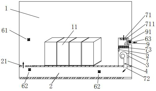 Temperature control and condensation prevention system for high-voltage electrical cabinet