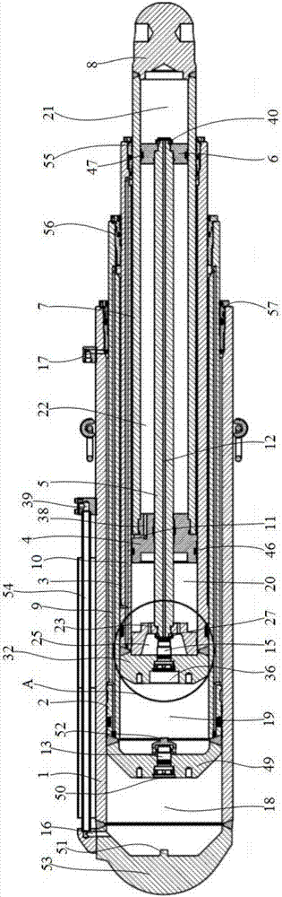 Double-action hydraulic mechanism, multi-grade retractable hydraulic mechanism and hydraulic bracket