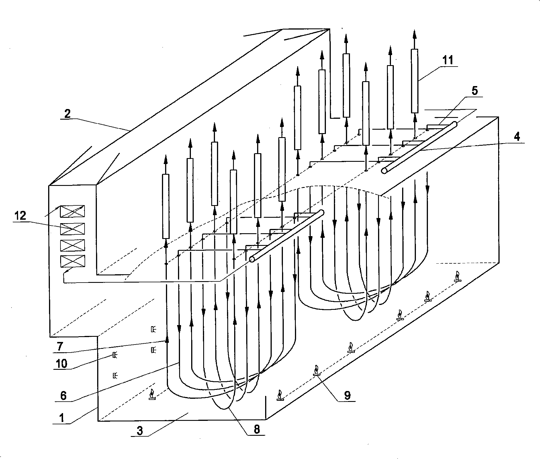 Ethylene pyrolysis furnace