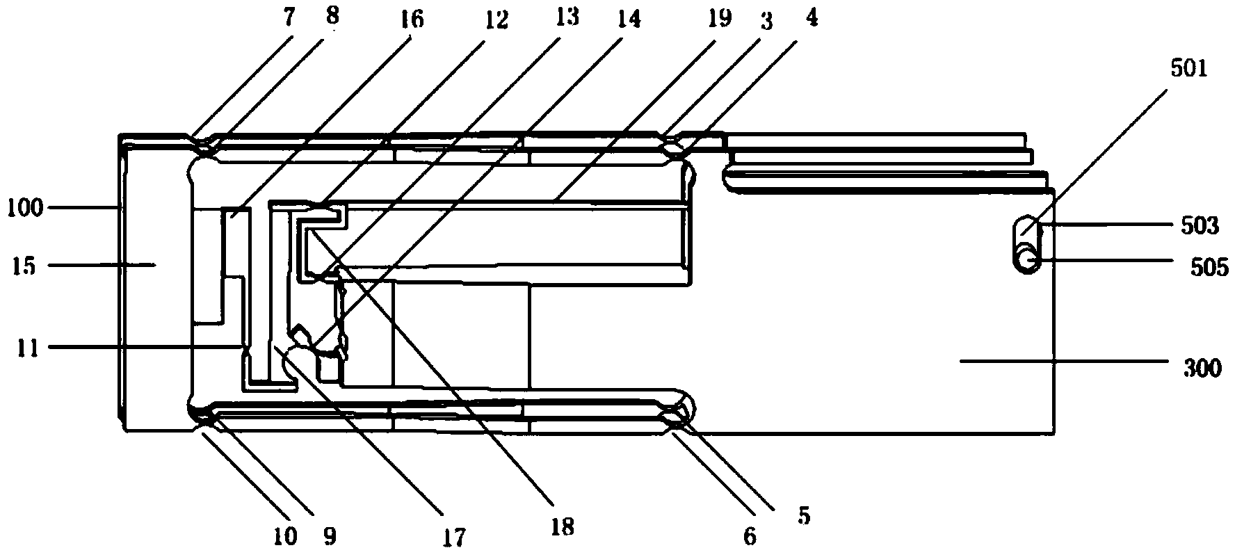 Single sensor mechanical structure for weighing