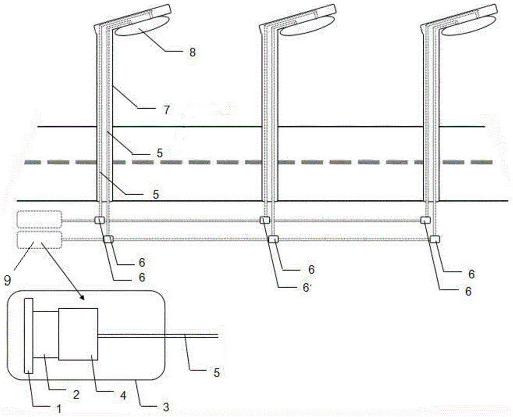 Optical fiber transmission lighting device