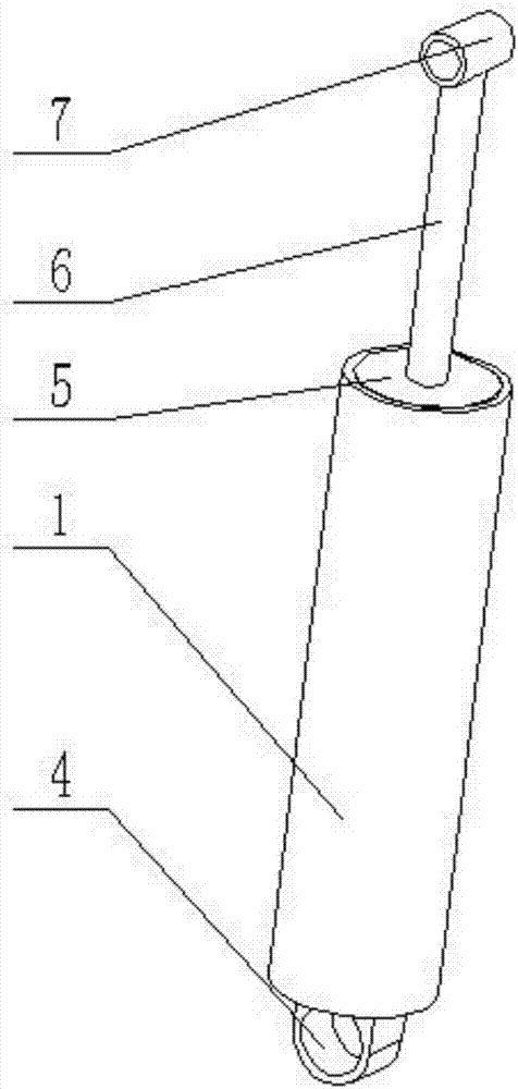 Shock absorber with bidirectional pressure limiting piston