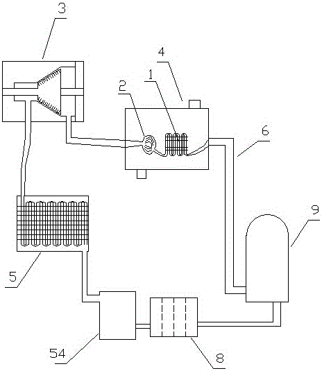 Biological fermentation heat energy power system based on honeycomb cavity gasification