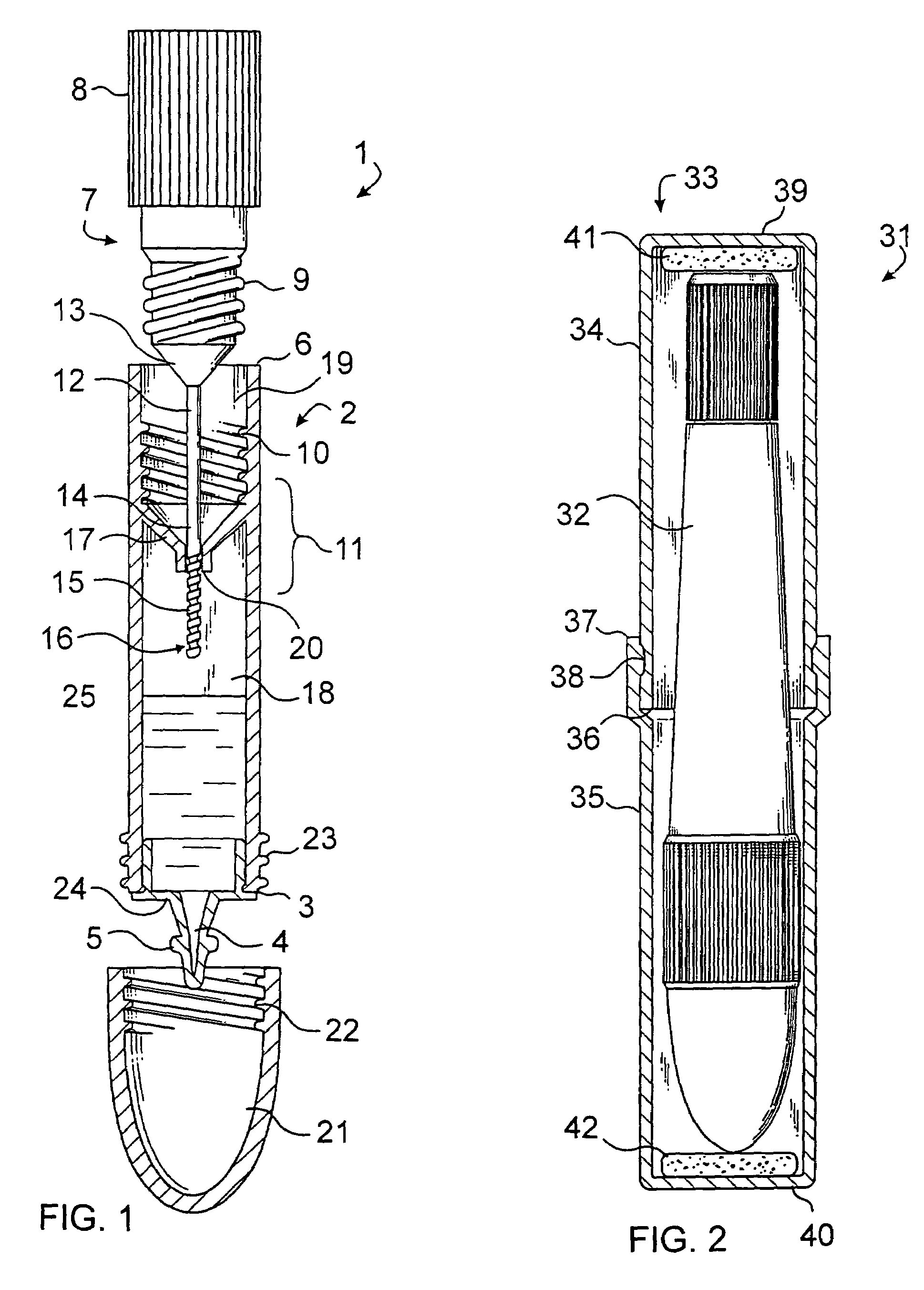 Specimen collection and application apparatus