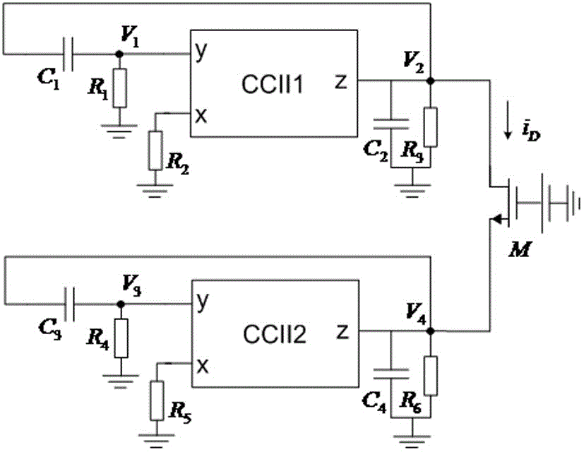 A Current Mode Chaotic Oscillator