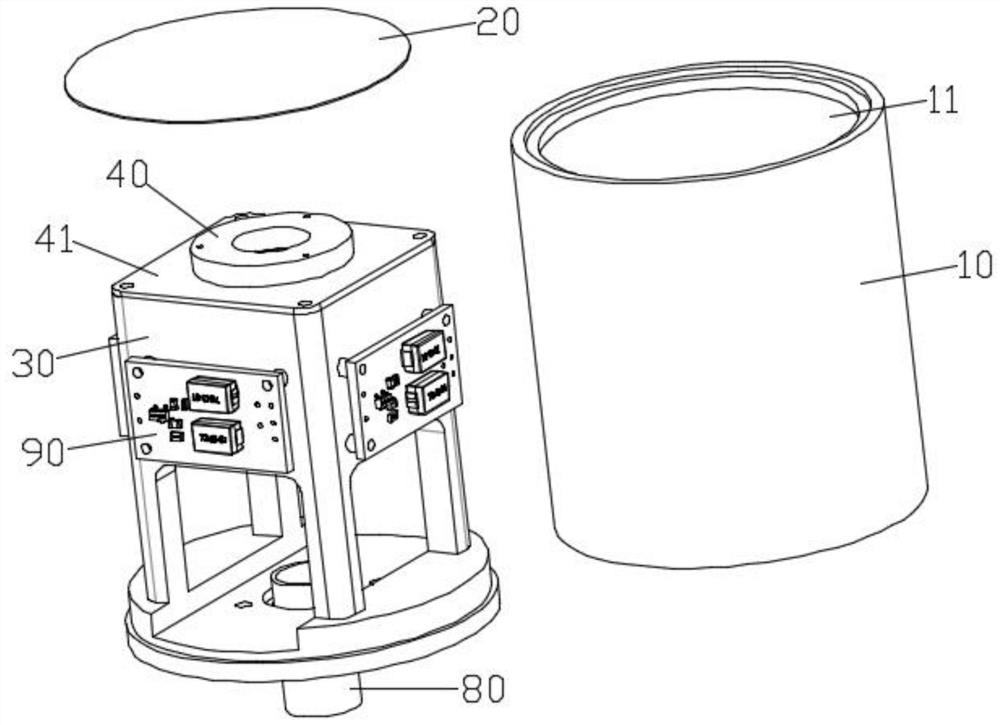 A Space Telescope for Charged Particles Based on Cadmium Zinc Telluride