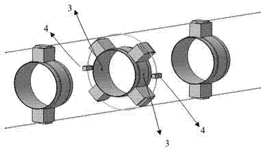 System and method for detecting leakage of high-temperature gas in high-temperature high-pressure guide pipe of airplane