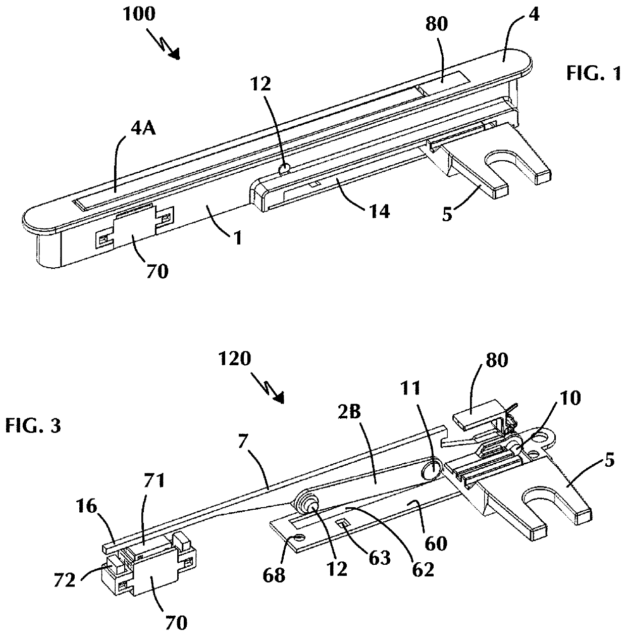 Side action flush lock for casement window and method of operating the same