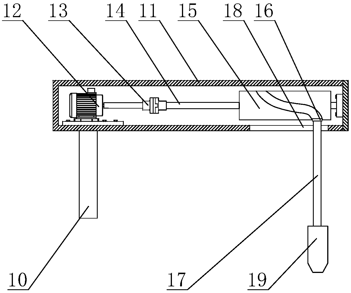 Sundry blocking device of environment protection ditch