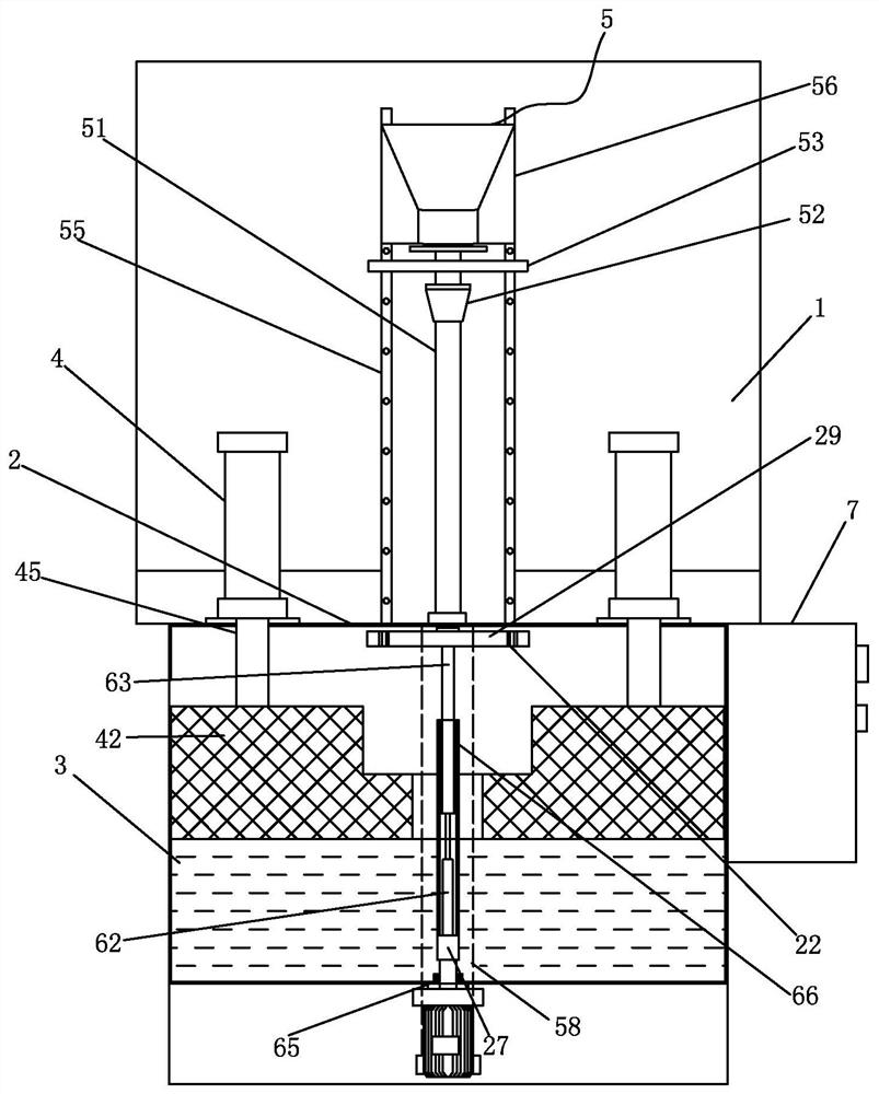 An oil-drying and drying device for mechanical parts