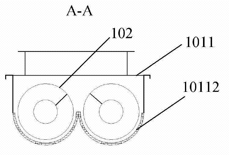 Vertical continuous aluminum-plastic composite packaging material separating system capable of recovering separating agent