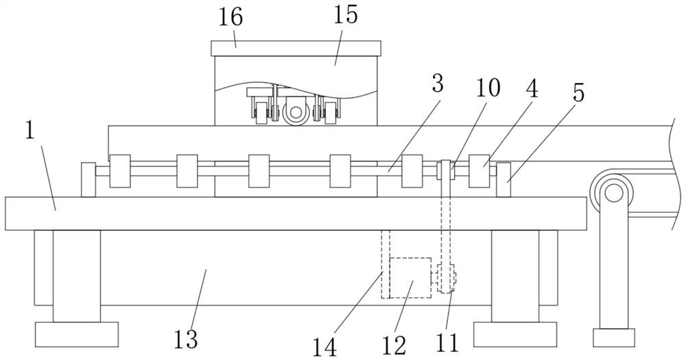 Trunk peeling device for furniture production and use method thereof