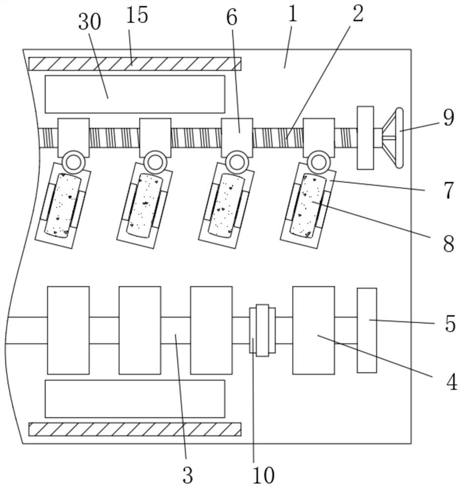 Trunk peeling device for furniture production and use method thereof