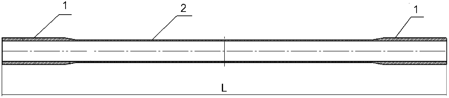 Titanium alloy seamless pipe with variable wall thickness as well as radial forging and forming mechanism and method of titanium alloy seamless pipe