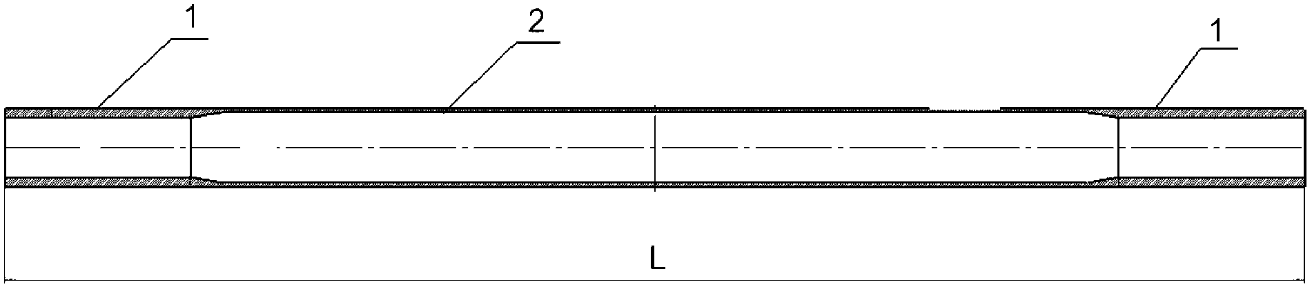 Titanium alloy seamless pipe with variable wall thickness as well as radial forging and forming mechanism and method of titanium alloy seamless pipe