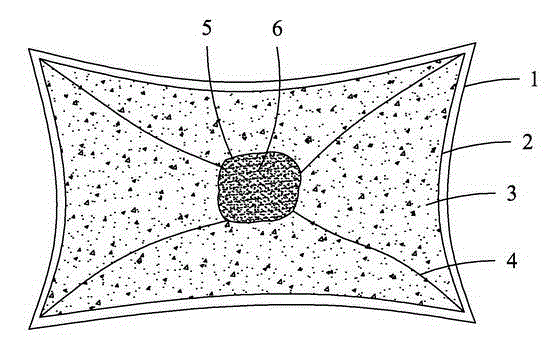 Cervical physiological curve correction cushion and manufacturing method thereof