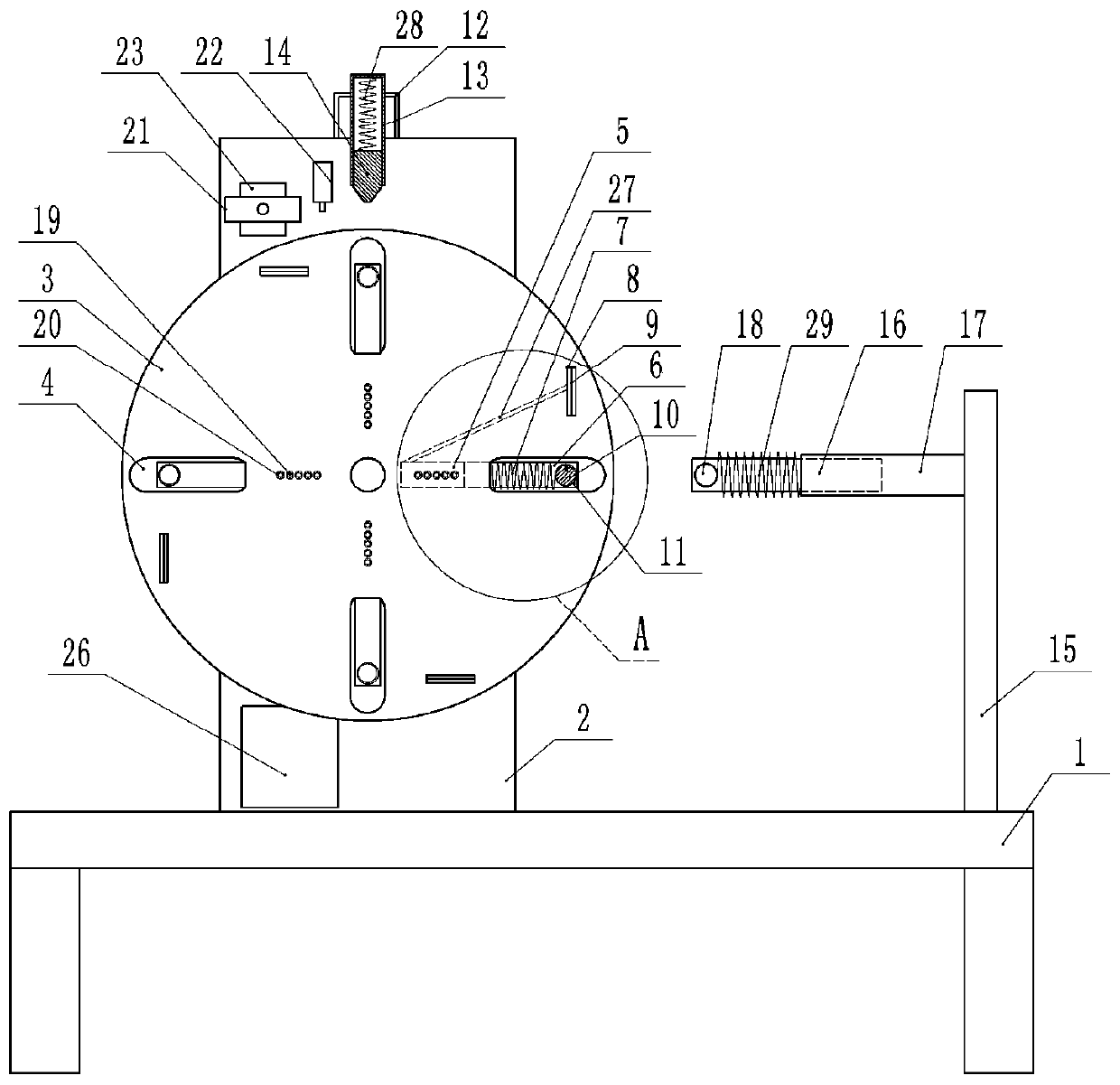 Fast cutting and rewinding machine