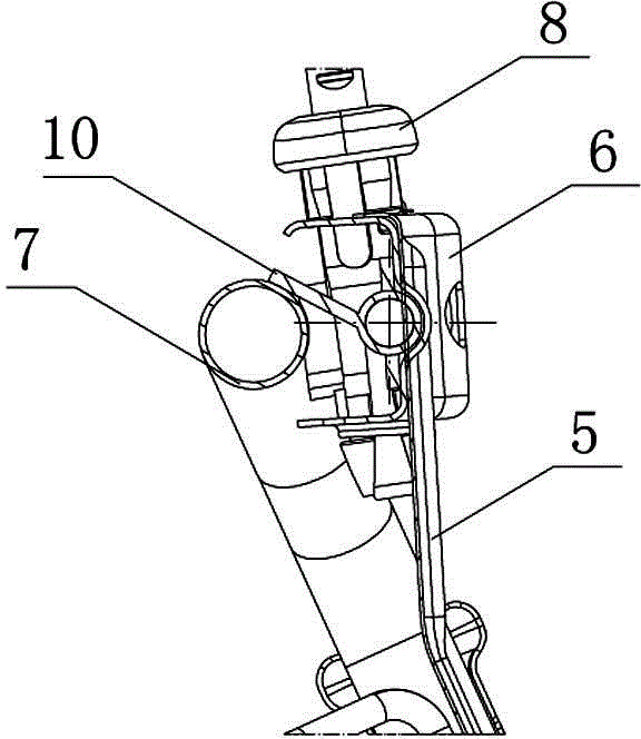 Car crash active safety headrest device with force release mechanism