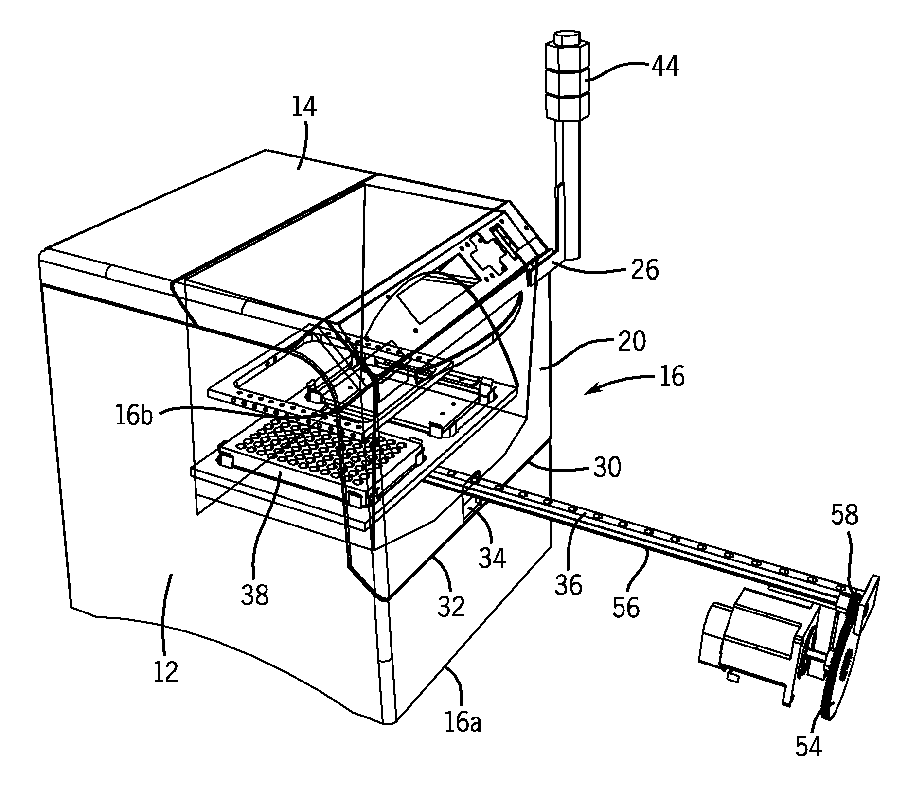 System for automatically loading immunoassay analyzer