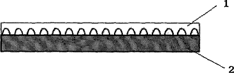 Method for preparing semiconductor gallium nitride (GaN) extending thin film substrate