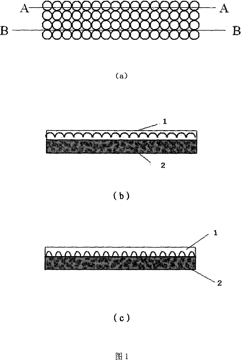 Method for preparing semiconductor gallium nitride (GaN) extending thin film substrate