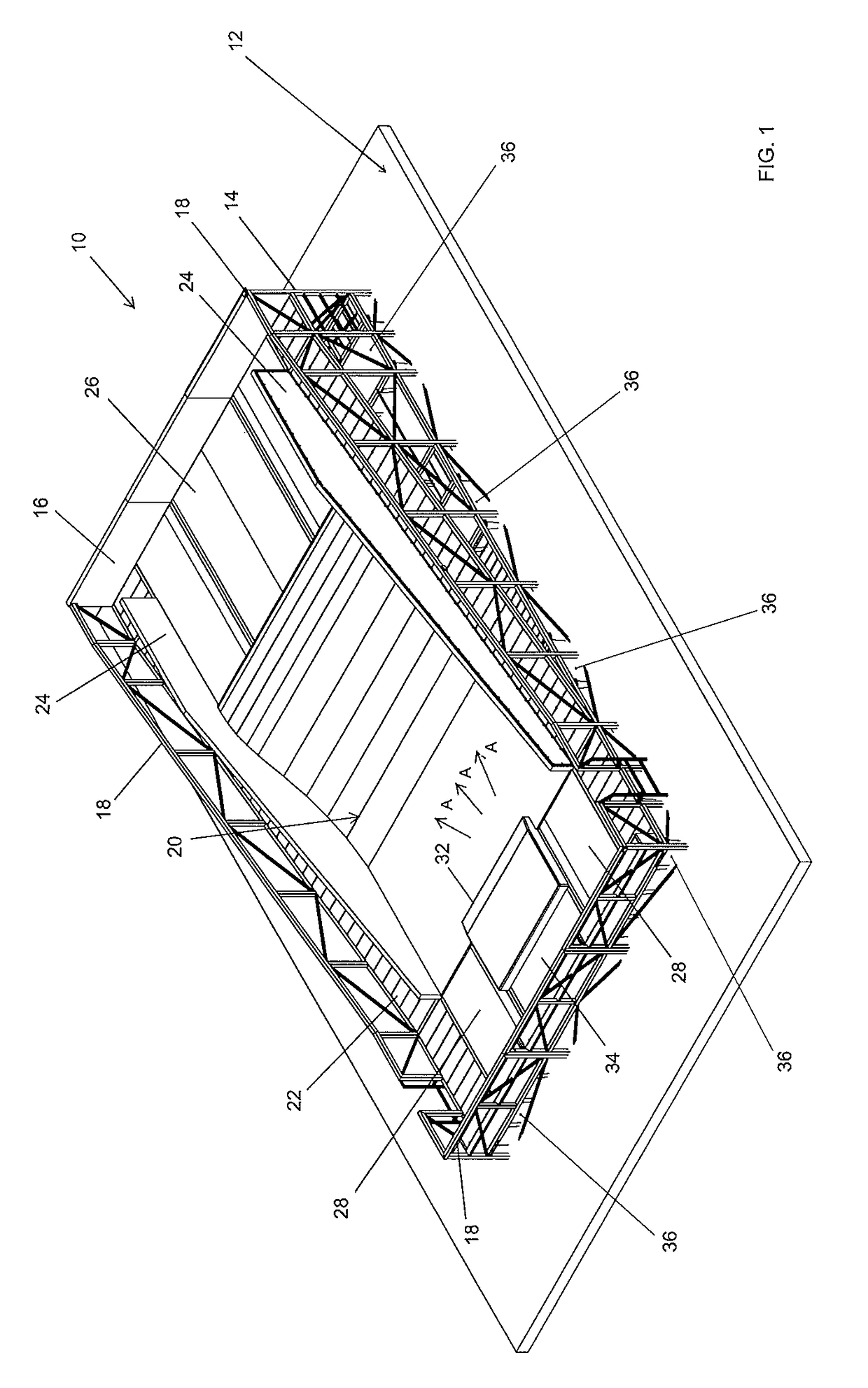 Floating sheet wave water attraction