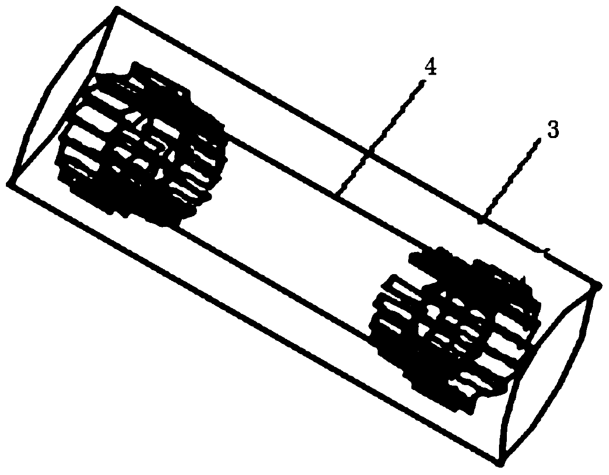 Novel water surface spilled oil collecting containment boom based on negative pressure principle