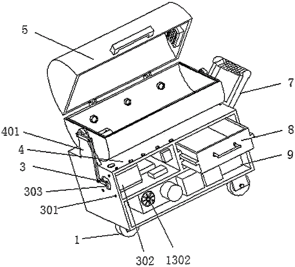 Novel nursing instrument of infantile pneumonia