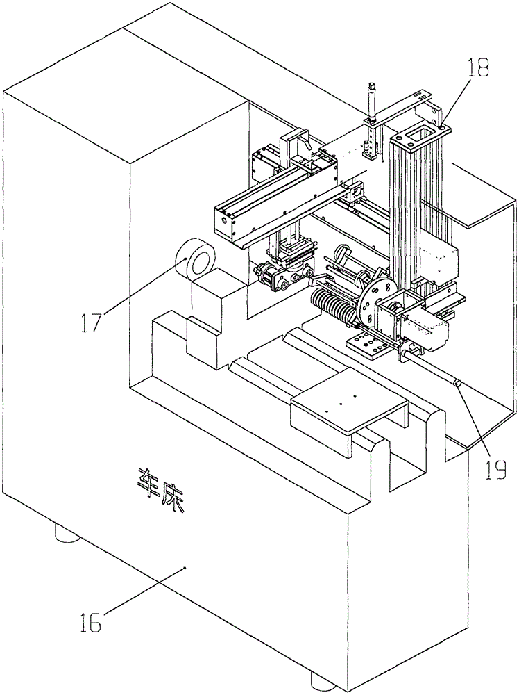 Robot-assisted numerical control full-automatic production line