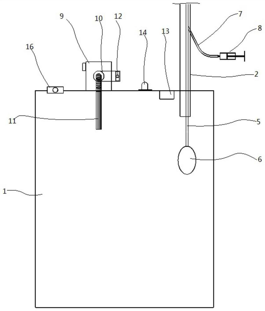 A rapid drainage device for ICU care