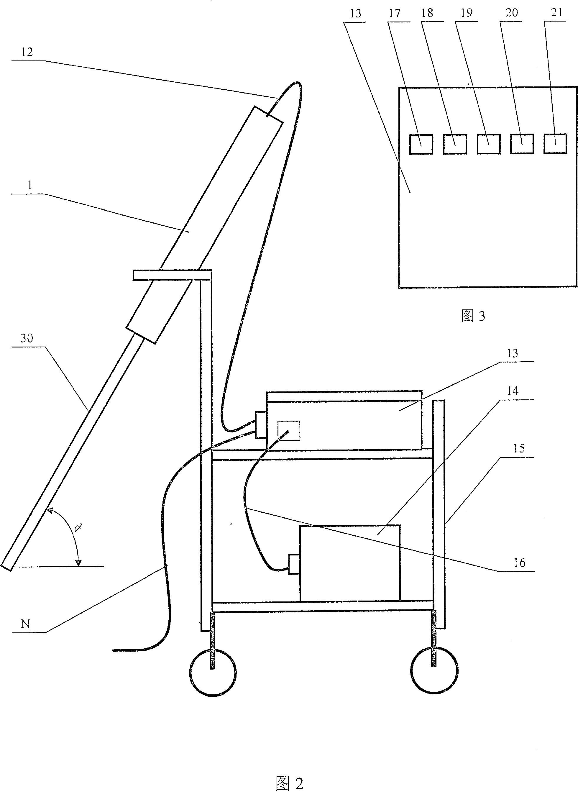 Prebaked aluminum electrolytic tank parameter measuring method and its device