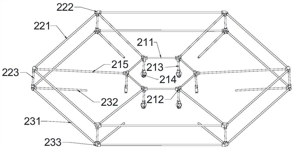 Anti-collision device based on large multi-rotor unmanned aerial vehicle