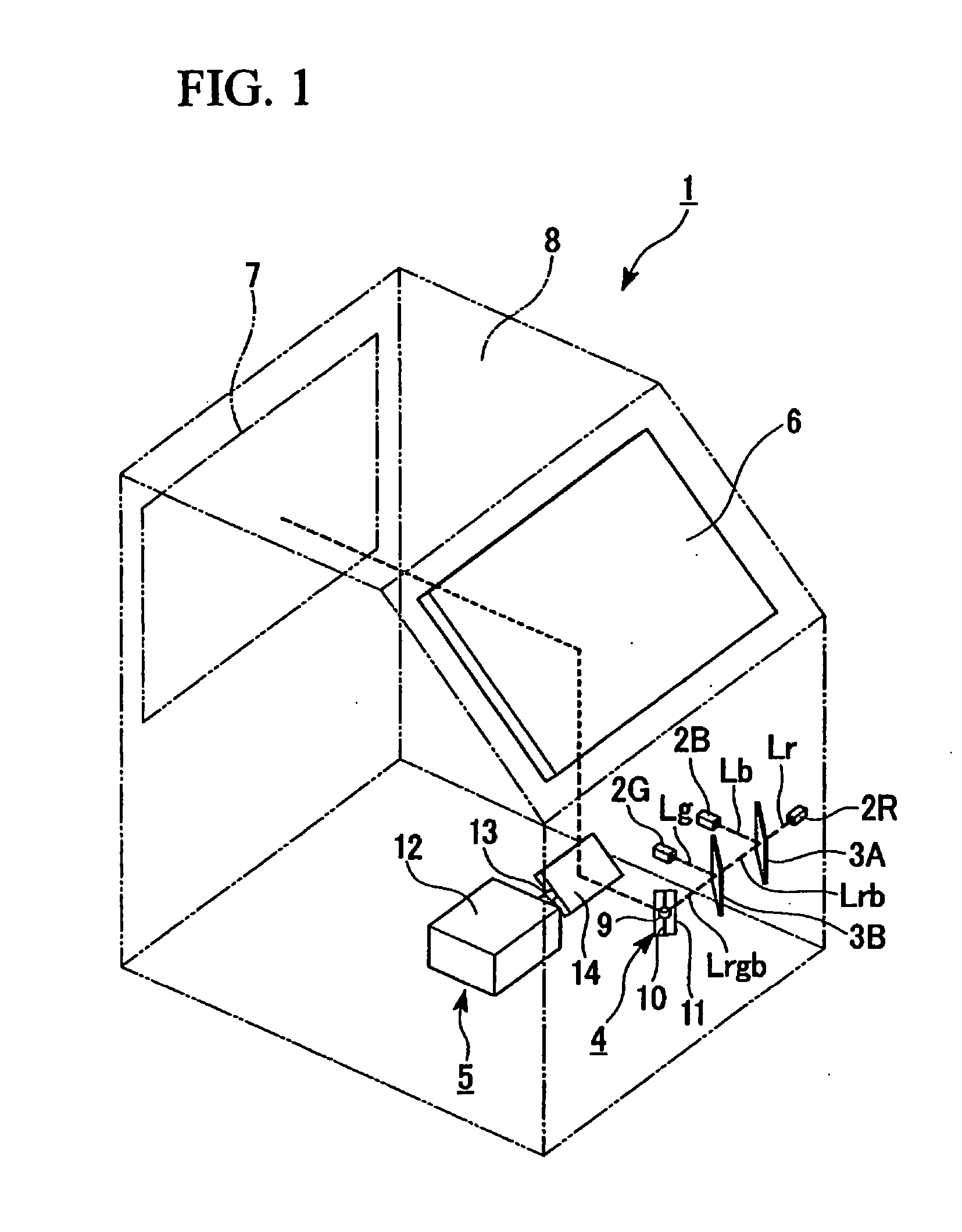 Scanning type image display device