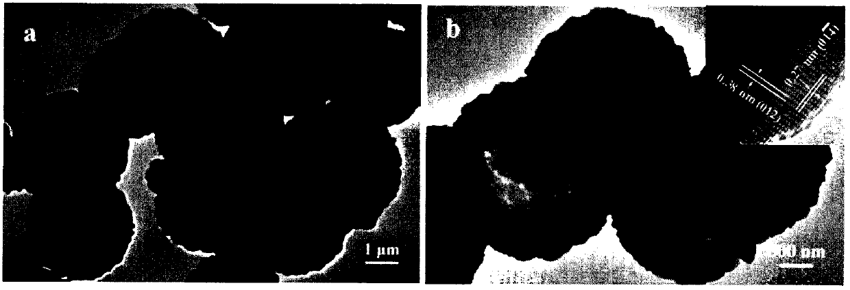 Alpha-Fe2O3 multilayer hollow nanometer spherical structure, preparation method and application